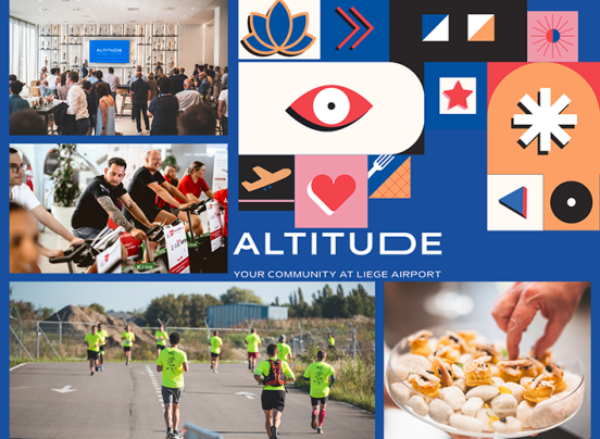 Montage photo d'évènements organisés par Liege airport